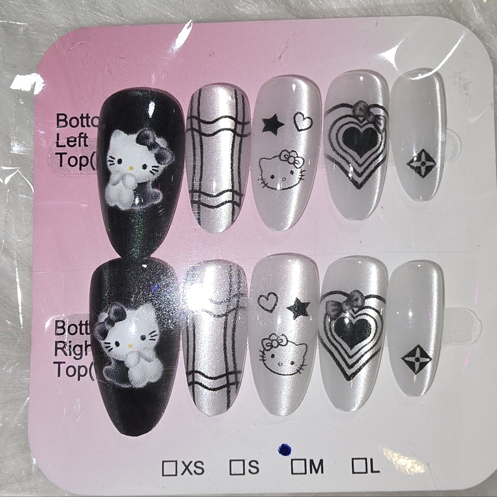 Hello Kitty Catseye Nail Set - Picture 3 of 4